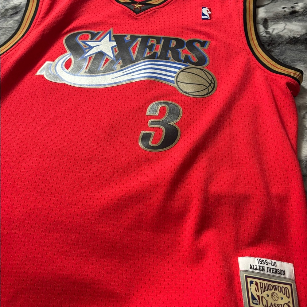 Mitchell & Ness Red Sixers Jersey